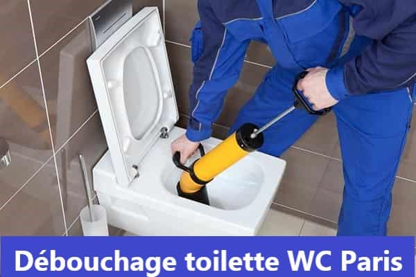 débouchage toilette wc paris 17