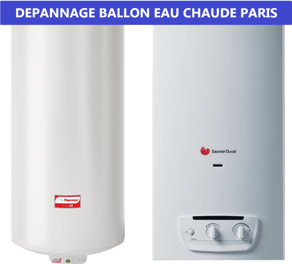 depannage ballon eau chaude paris
