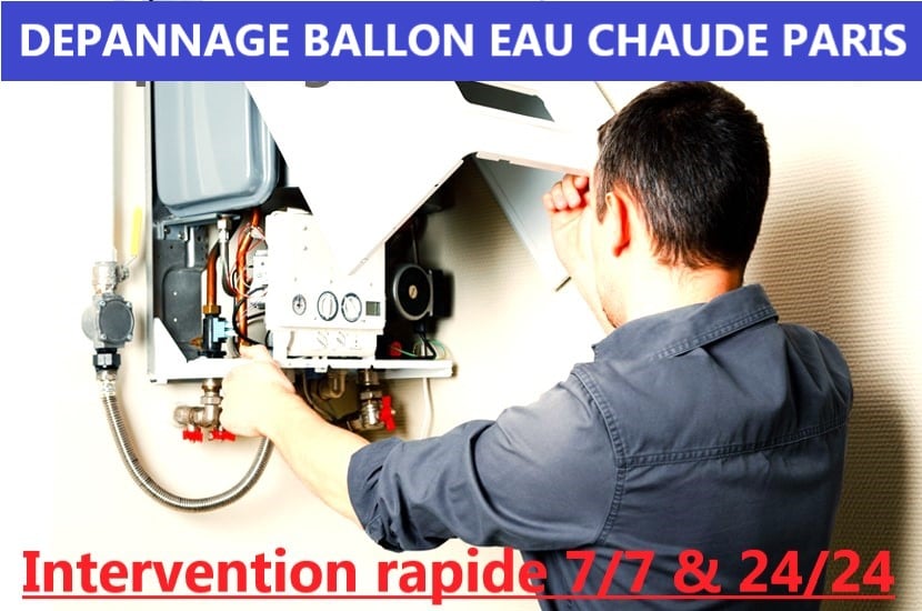 Dépannage ballon eau chaude paris